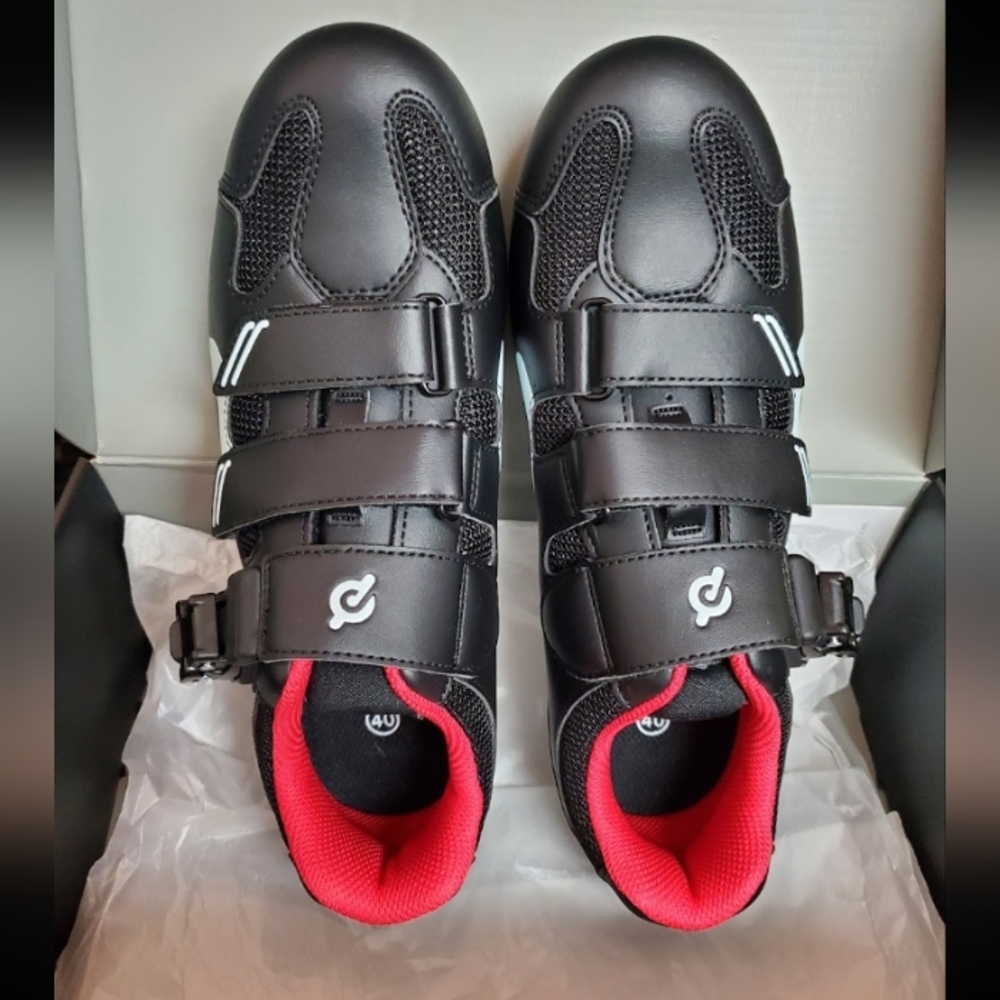 Stationary bike shoes